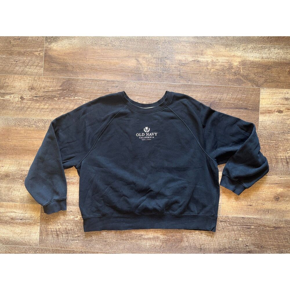 Old Navy Vintage Logo Crew-Neck Sweatshirt Large
